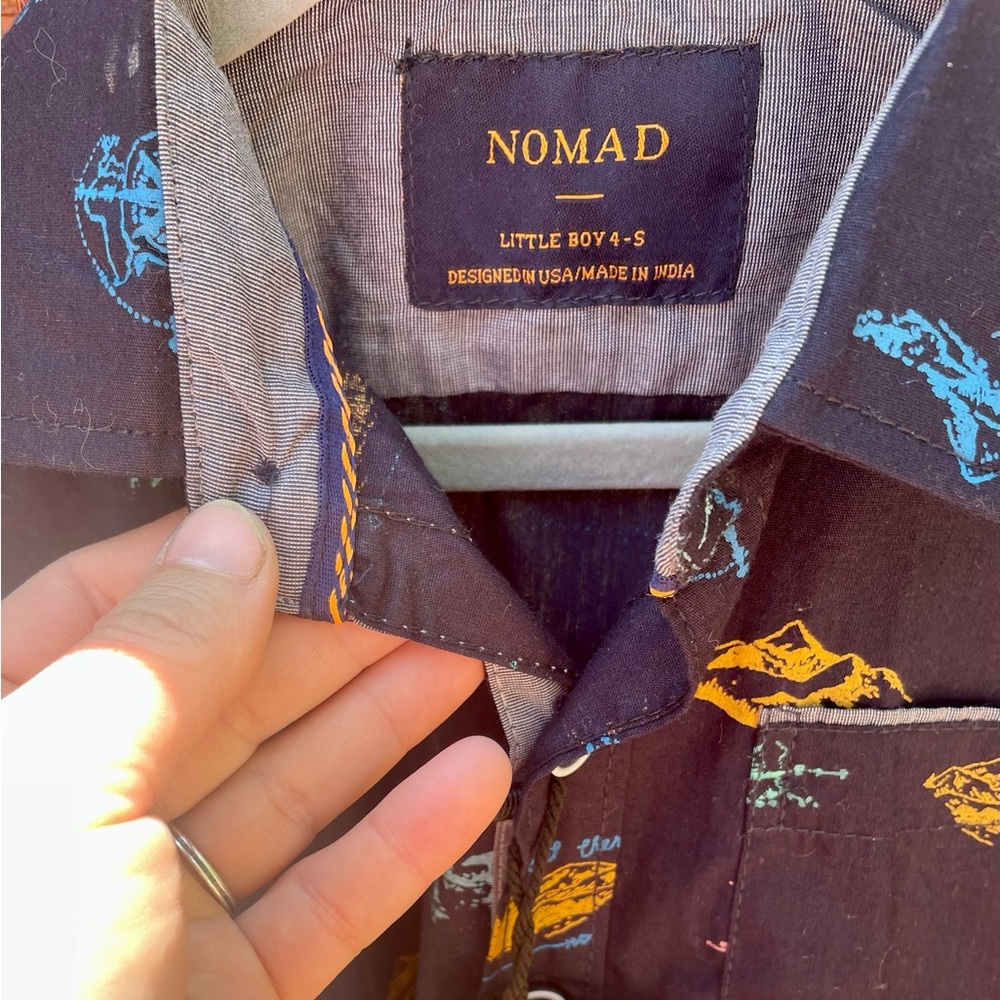 Formal boys button up.
